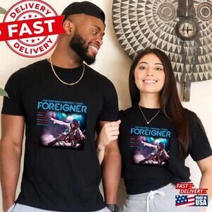 Foreigner The Historic Farewell Tour Shirt Concert Band Fan Classic